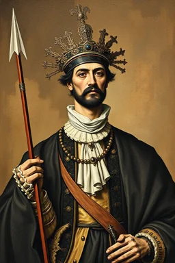 Vasco Núñez de Balboa in the style of picasso