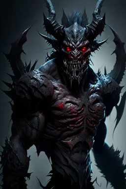 humanoid monster dark demon brutal