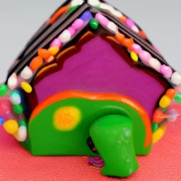 turtle and candy house