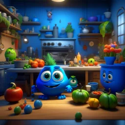 full shot,colorful,realistic lighting,8k,professional toy design for plot 'Peek-a-boo be interesting' for Pixar animated film '165 degree planting plan',released 2025,about cute Blue fur ball family 'Cam',What if make Lab from 165 degree planting plan as creative food service with reality mining,busy plumber's ideal at the stuffed doll factory,hoops travel around world,no place to graze cattle,diver license,what big ocean garbage disposer,exit 19,knolling,3d render