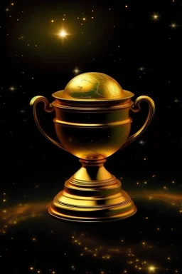The golden cup in space is a blessing and books have been written about it