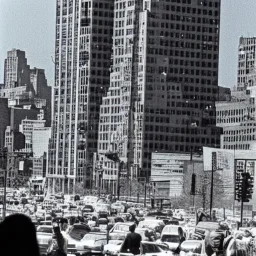 Dystopian 70’s new york