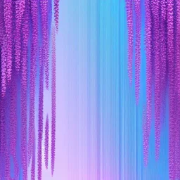 a magical crystal vertical light, pink and blue wisteria , pink vertical, blue lake,sharp, background vertical blue gradient vertical, elegant, highly detailed, artstation, concept art, smooth, sharp focus, illustration, 8k, splash art, wallpaper, key visual