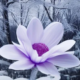 smooth hyper realistic, beautiful Japanese snow flower in crown, pale colors, dark cosmos background, cat еye, extremely sharp detail, finely tuned detail, ultra high definition, 8 k, unreal engine 5, ultra sharp focus, accurate sword wings, positive smile, lot of details, fit within portrait, Ambiance winter, perfect composition, perfect hair, perfect hands, finger up gestures