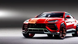 Luxury Lamborghini Urus Fast And Furious Tuning , Photorealistic, 4K, Ultra Detailed, Front Quarter View