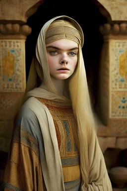 elle fanning ancient Iran An idea from head to toe