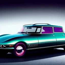 fullbody Drawing of 'sketch of 69 Citroën DS',intricate detail,andrea bonelli,Kilian Eng,Ohrai,evan lee,Aleksandr Sidelnikov,KyuYong Eom,three quarters frontal aerial view,toned colors,32k