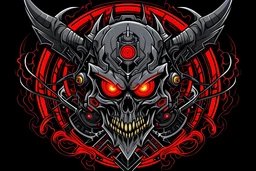 full details logo diable cyberpunk firestarter hardrock emission radio