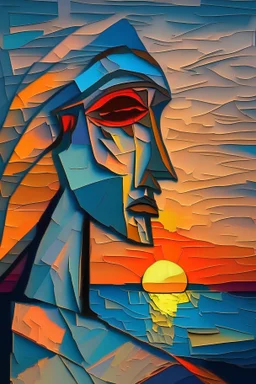 sunset picasso