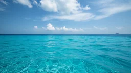 Neverending ocean, of water or other liquid