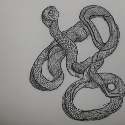 drawing snake