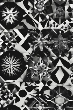 elite patterns black and white