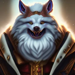 hearthstone card game hyper realistic character werewolf