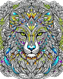 ANIMAL MANDALAS Adult Color Book for Adults