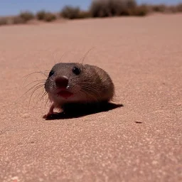 mole rat in the desert