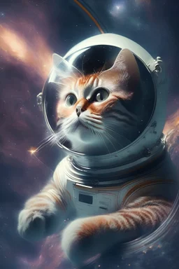 قطة في الفضاء