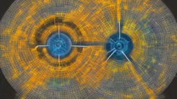 "The image illustrates the concept of nuclear energy and its environmental impact. It portrays a modern nuclear reactor alongside arrangements of solar panels, symbolizing the use of multiple sources for safe and sustainable energy generation. The image strikes a balance between technology and the environment, reflecting the complex content of the article and the influence of energy on the natural world."