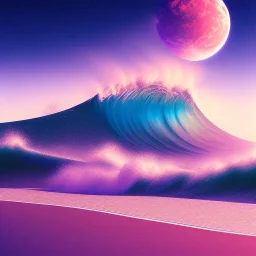 Vaporwave art Collage photorealistic