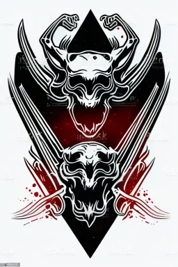 single hand in devil rock position, sticker logo vector art on white background, 4k