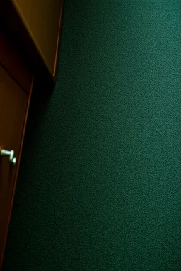top down closeup of cheap motel room floor, barely visible furniture dents in carpet, showing where furniture had been moved from