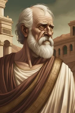 Cover for a book about a man who lived in ancient Greece