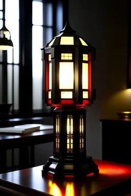 gaming table lamp inspired by palace, modern design,