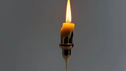 Lighting in the form of a melting candle