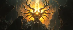 close up on gaze of abraxas, interdimensional portal