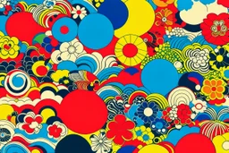 JAPANESE POP ART theme PATTERN