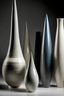 Ceramic art, modern, minimalistic, tall