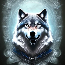 wolf, blue