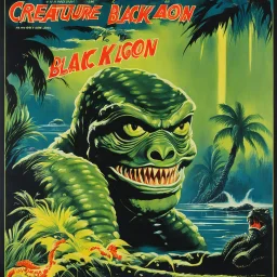 Creature from the Black Lagoon, [1954: Theatrical release poster by Reynold Brown]