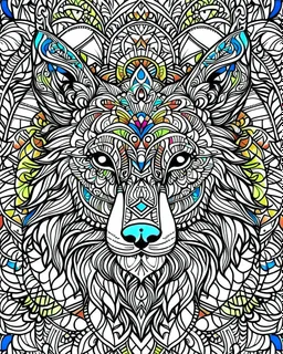 ANIMAL MANDALAS Adult Coloring Book Anxiety Relief Coloring Book for Adults