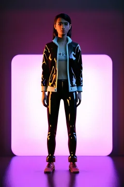 Ultra Realistic image, 25 years old brunette blonde woman, portrait, small stature, small chest, yakuza full body tattoo, transparent latex coat, rain, fog, hot, dark, leds, neon, cyberpunk, vibrant color, highly detailed, art stations, concept art, smooth, unreal engine 5, god rays, ray tracing, RTX, lumen lighting, ultra detail, volumetric lighting.