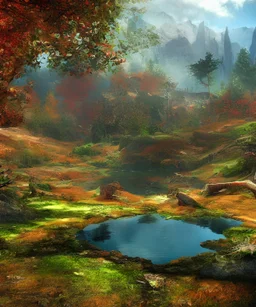  4k realistic Beautiful landscape