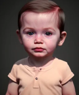 Heath lether toddler, full body, soft skin, dramatic lighting, hyper realistic