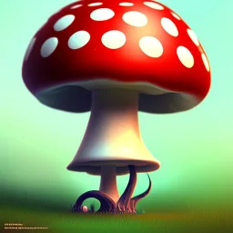 cute mushroom character