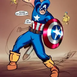 mix asterix and captain america