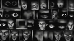 اعين مخيفه تخرج من الظلام