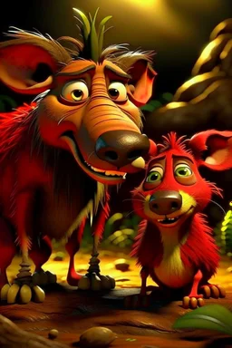 Timon and pumbaa disturbing