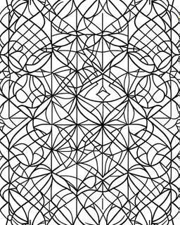 outline art for bold and easy coloring pages with A very simple and super minimal design featuring a beautiful geometric pattern., white background, sketch style, fully body, only use outline, cartoon style, clean line art, white background, no shadows and clear and well outlined