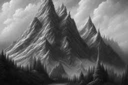 charcoal mountain