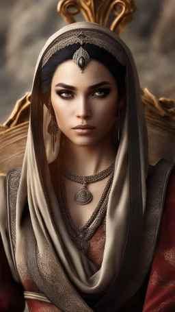 A hyper realistic photo of: Some forgotten realms strong dark skinned drow elf with long white hair wades into a strongly dark grey colour emitting magically radiating and bubbling color pool in an endless windswept level landscape of only sand and grit. photorealistic, bokeh, masterpiece, smooth shading, ultra detailed, high resolution, cinematic, unreal 6, subtle shadows, octane render, 8k, cinema 4d, HDR, dust effect, vivid colors