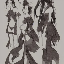 Women, Design by BiliBili, very detailed, 16k