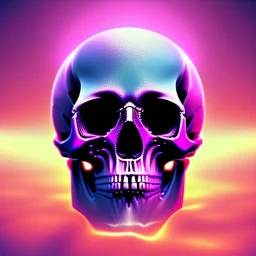 Mechanical skull, full body close up, soft light atmosphere, light effect，vaporwave colorful, concept art, smooth, extremely sharp detail, finely tuned detail, ultra high definition, 8 k, unreal engine 5, ultra sharp focus