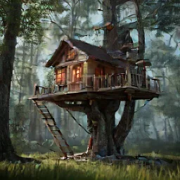 the tree house caramel, chocolate, unreal engine