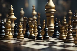 Chess in 8k live action artstyle, close picture, intricate details, highly detailed, high details, detailed portrait, masterpiece,ultra detailed, ultra quality