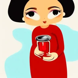Girl in sauce
