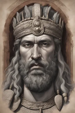 Burebista the king of the Dacian tribes