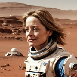 Jodie Foster on the surface of Mars